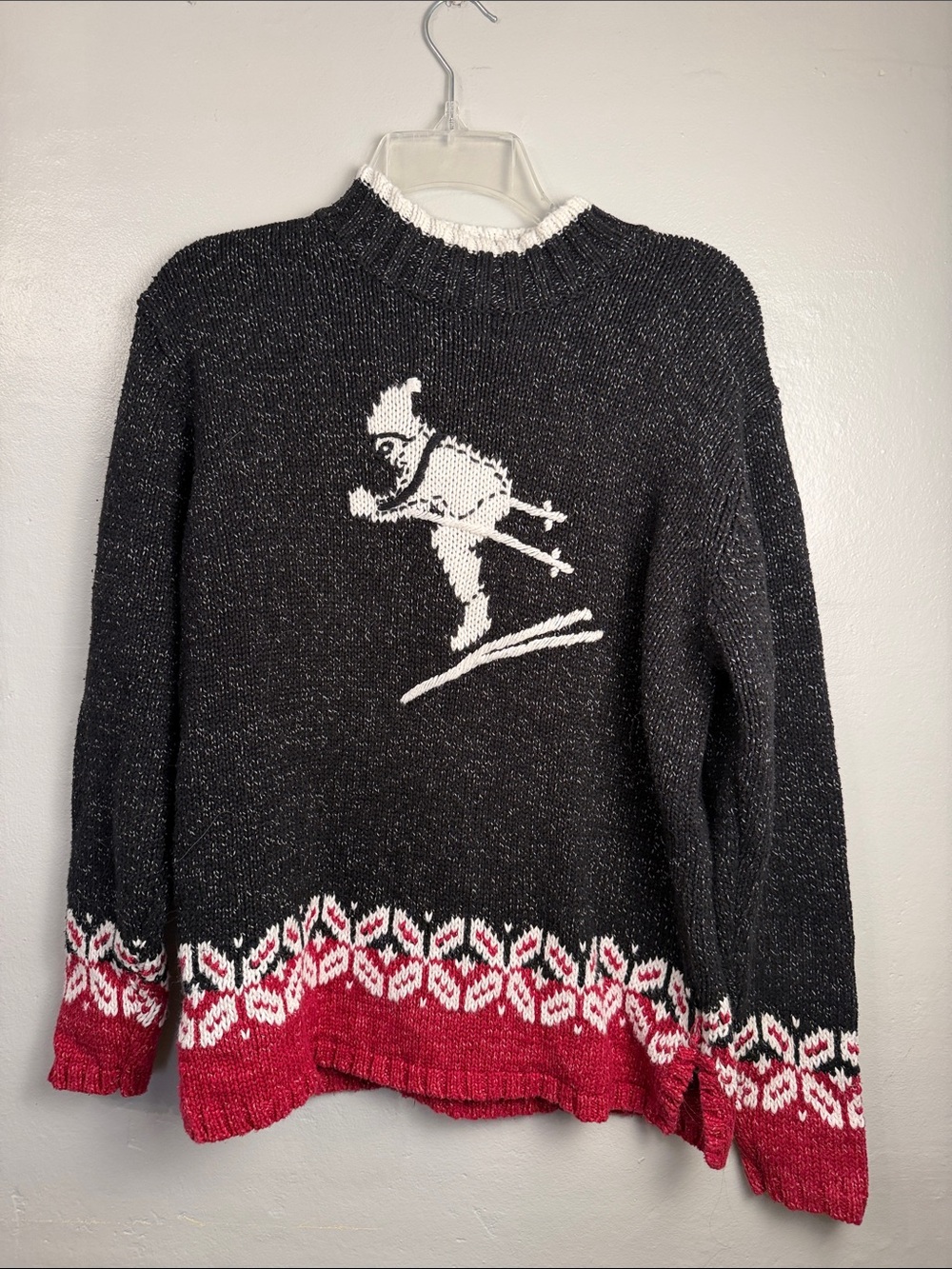 Vintage Christopher & Banks Ski Nordic Silk & Cotton Knit size large